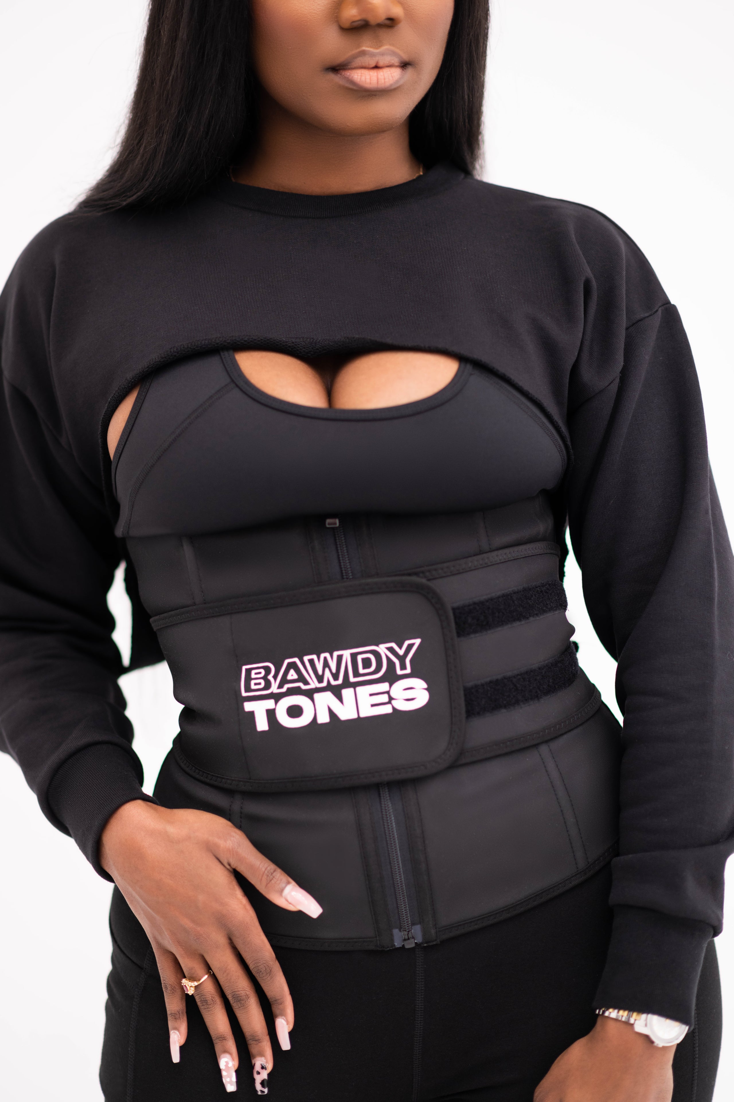 Super Cropped Sweater - Noir