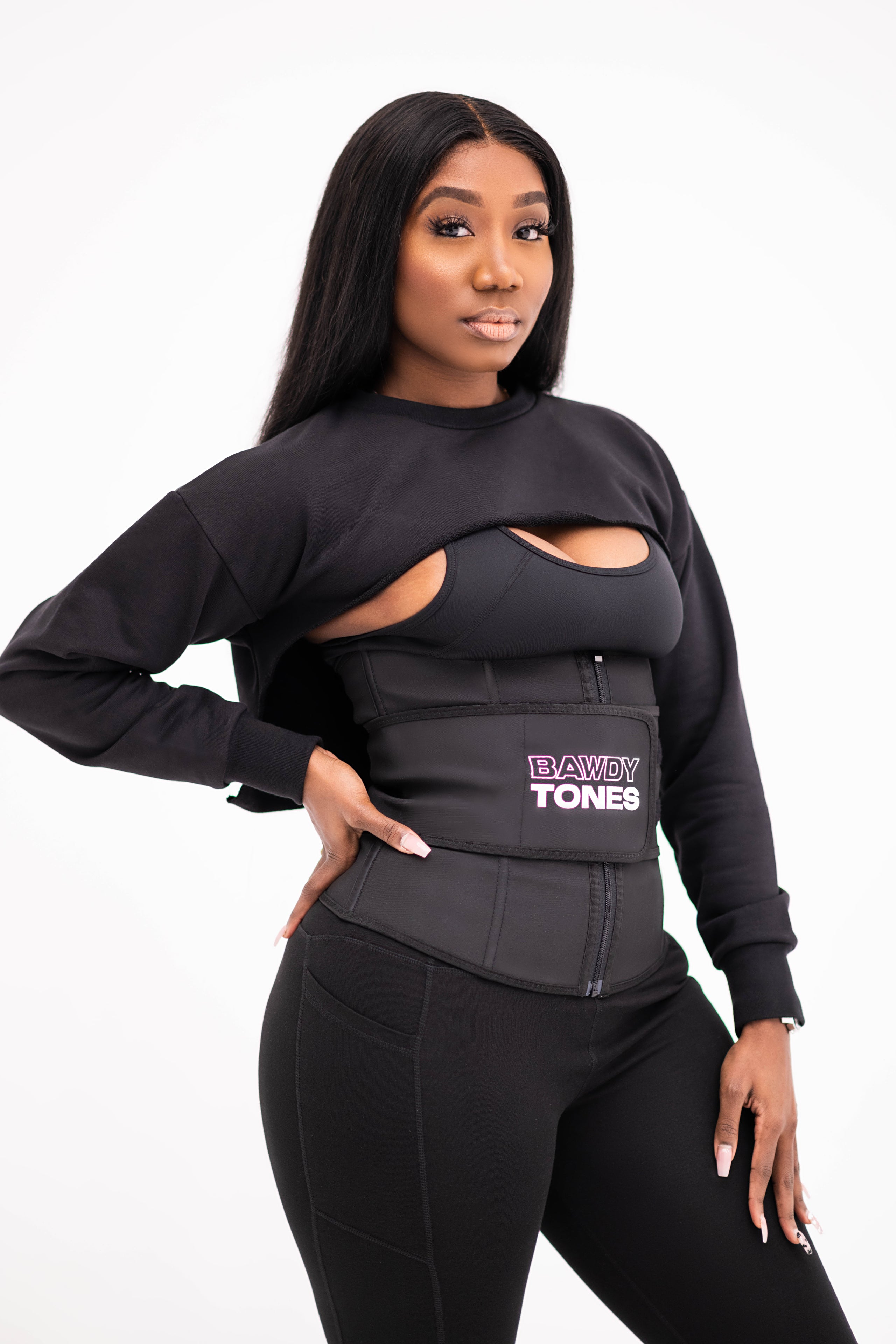 Super Cropped Sweater - Noir