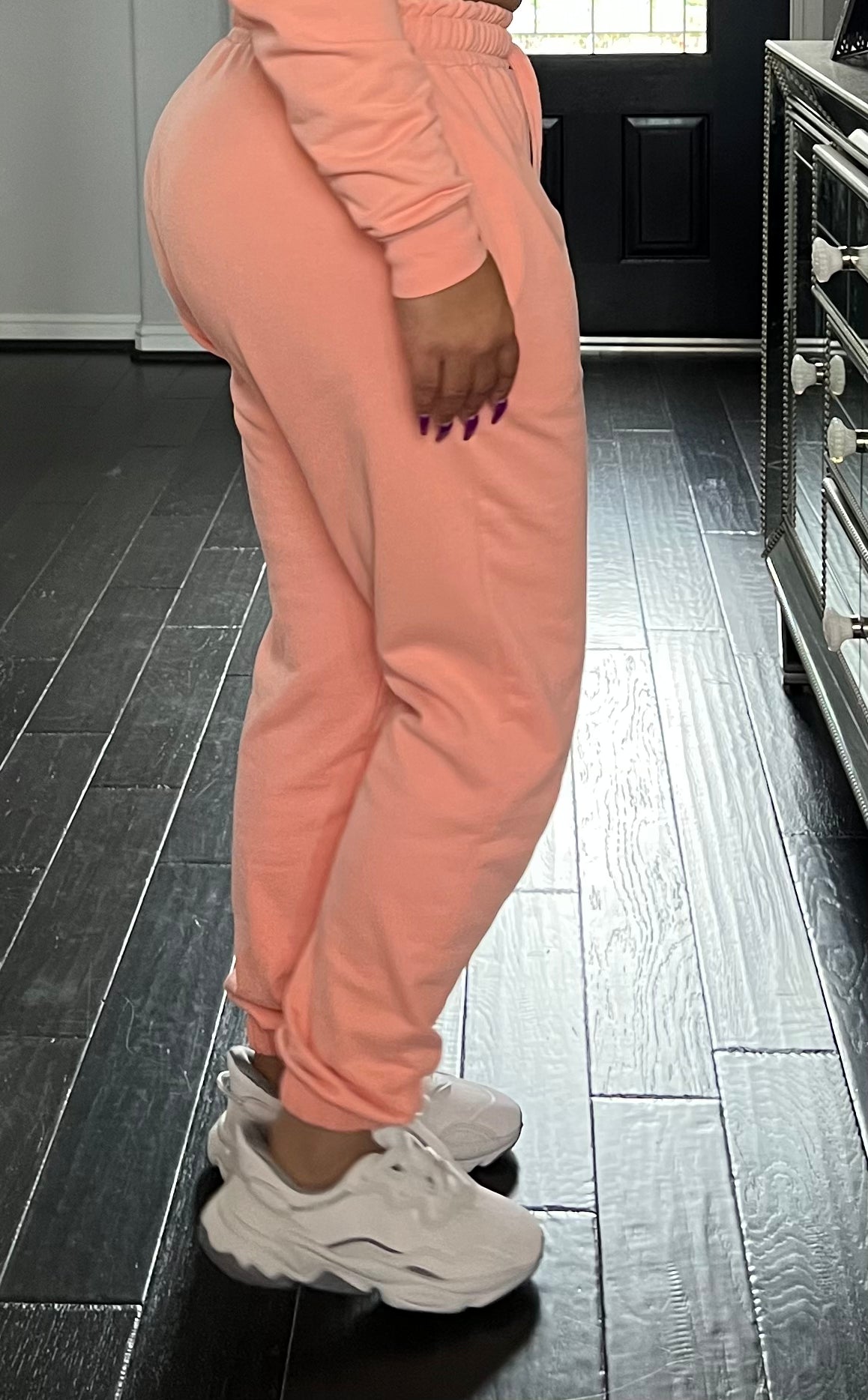 SWEAT PANTS PEACH