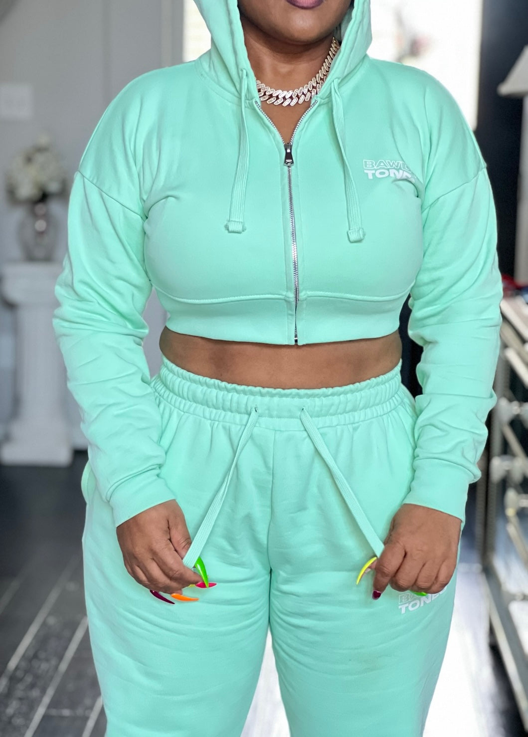 SWEAT PANTS MINT