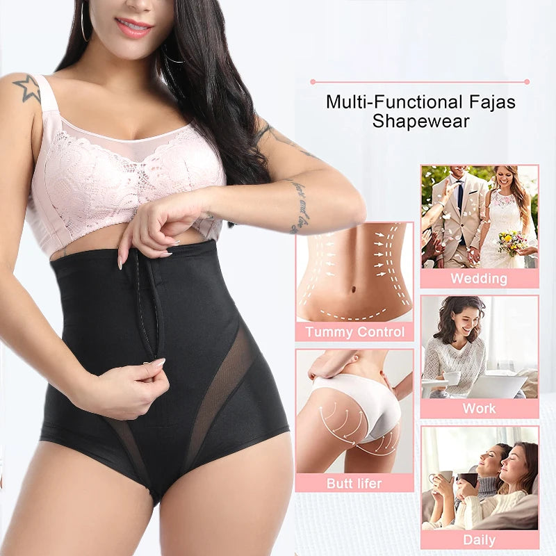 Tummy Control Panties Butt Lifting Sexy Mesh Breathable Body Shaper