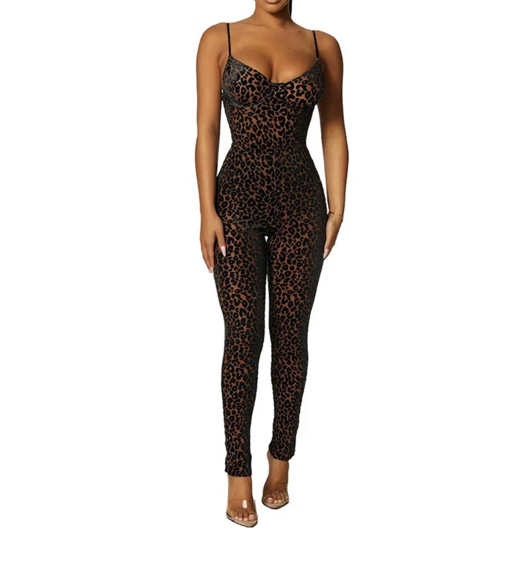 "SHOW OFF" LEOPARD BAWDY SUIT